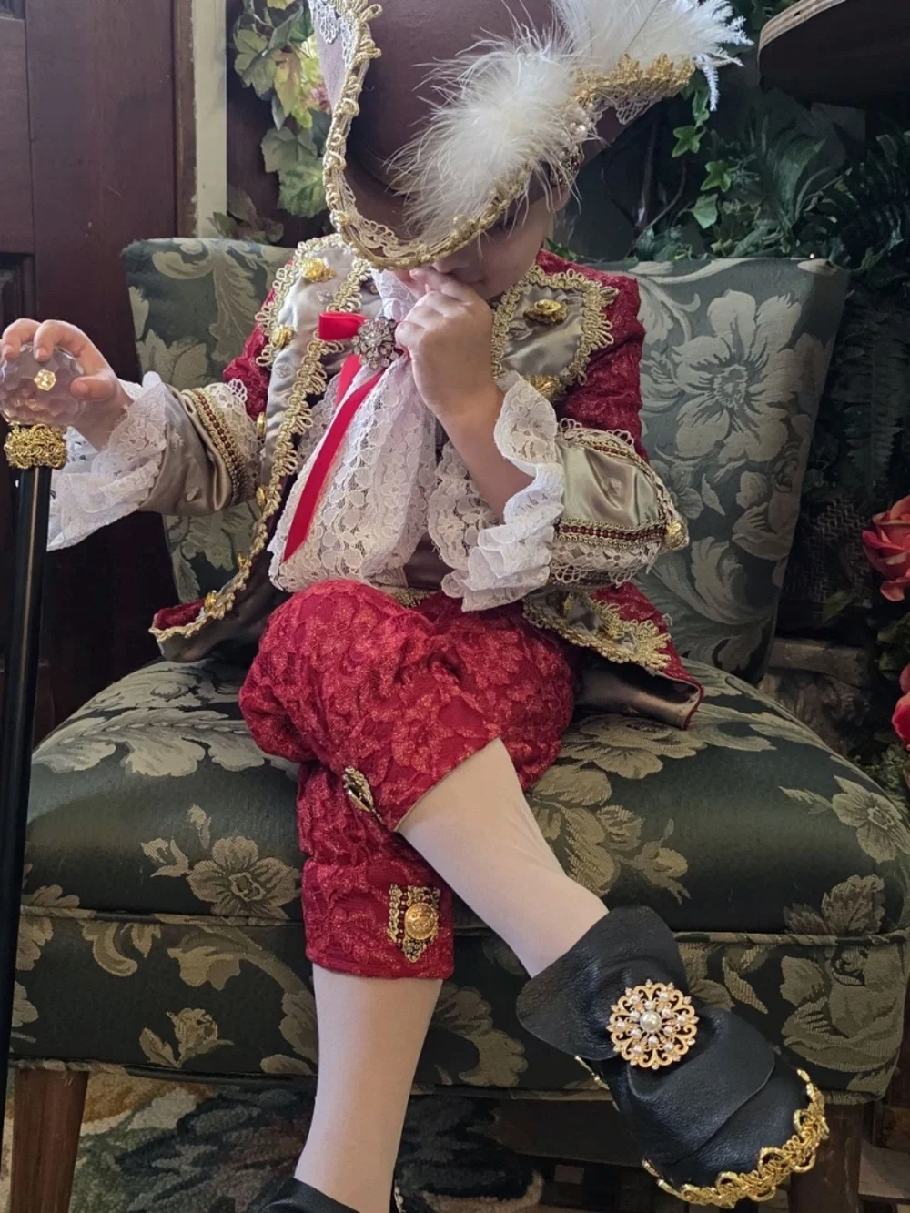 Little boy Size 3 versailles inspired outfit